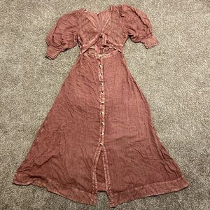 Free People String of Hearts Cutout Maxi Dress